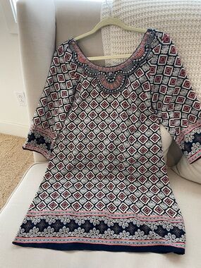 Harper Boho Shift Dress Size S